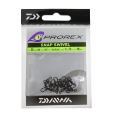 Вертлюжок із застібкою Daiwa Prorex Snap Swivel S
