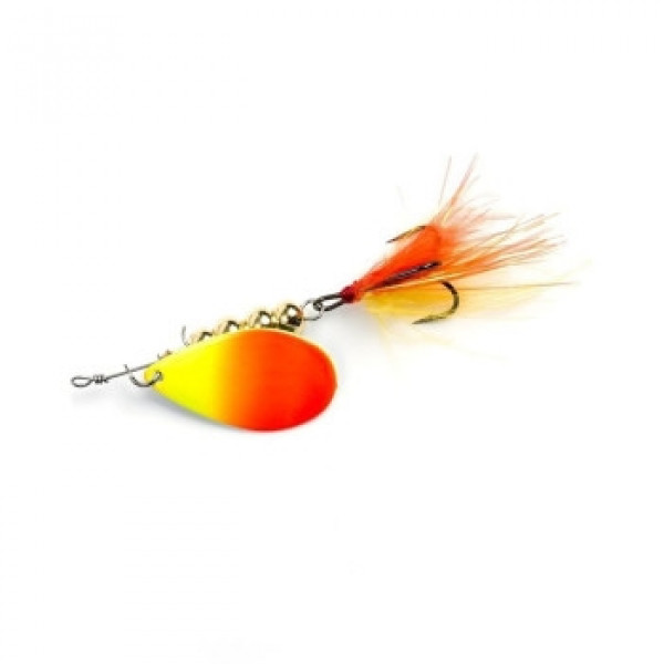 Вертушка Fladen Maxximus Attracta Spinner 10gr Hot Red/Hot Yellow