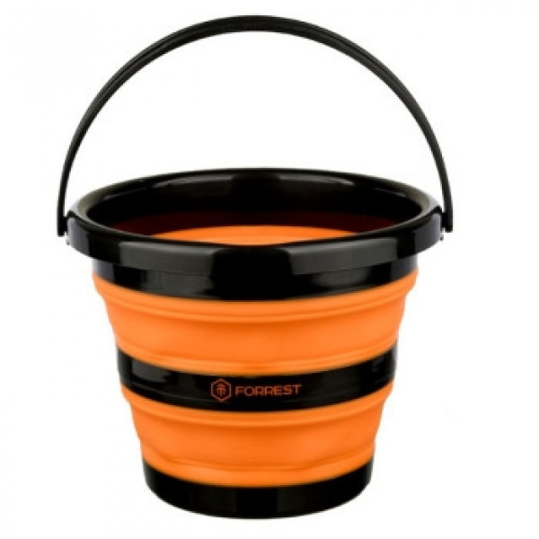 Відро Forrest Folding bucket силіконове складане оранжевий 5L