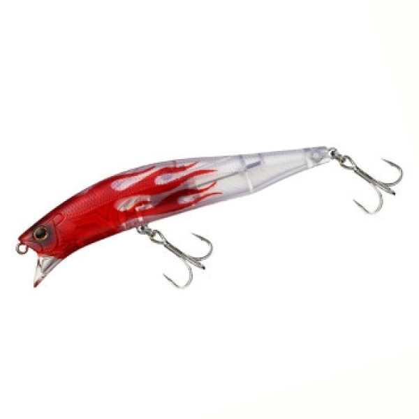 Воблер Daiwa Morethan Crosswake R 90F 90mm 13.7g #Keimura Fire Clear Pearl