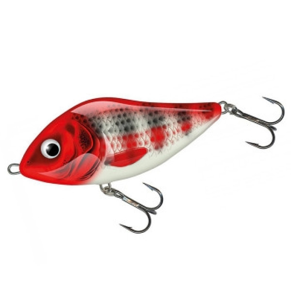 Воблер Salmo Slider 70F 70mm 17g #Red Head Striper