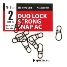 Застібки Gurza Duo Lock Strong Snap AC #2 8pc