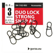 Застібки Gurza Duo Lock Strong Snap AC #3 8pc