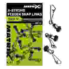 Застежки Matrix фидер X-Strong Feeder Snap Links 10pcs Size10