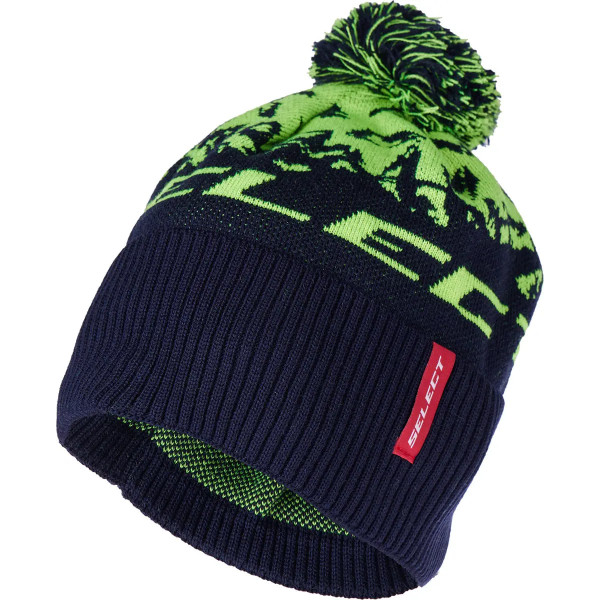 Шапка Select Pompon Hat 58 Black Green