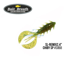 Silicone Bait Breath SL-Remix Chiby SP 2.4 "(10pcs / pack) # s868