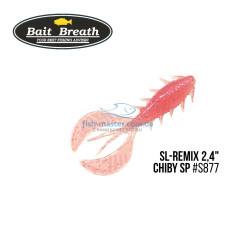Silicone Bait Breath SL-Remix Chiby SP 2.4 "(10pcs / pack) # s877