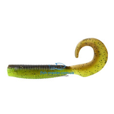 Silicone Daiwa Bait Junkie 4" Grub GP Chartreuse UV Silicone Daiwa Bait Junkie 4" Grub GP Chartreuse UV