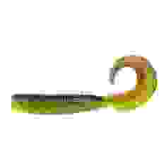 Silicone Daiwa Bait Junkie 4" Grub GP Chartreuse UV