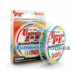 Cord FANATIK Universal PE X4 150m # 0.4 / 0.10m 4.5kg Varicoloured