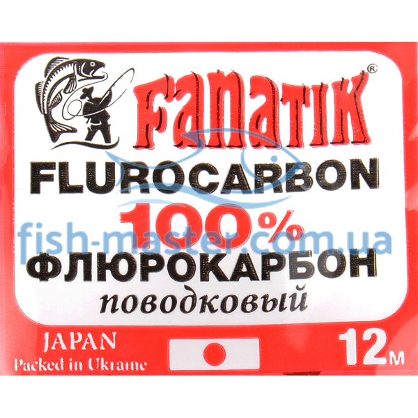 Флюорокарбон fanatik 12m 0.33mm 7kg