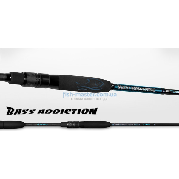 Спиннинг ZEMEX BASS ADDICTION CASTING 662L 1,98m 3-15g