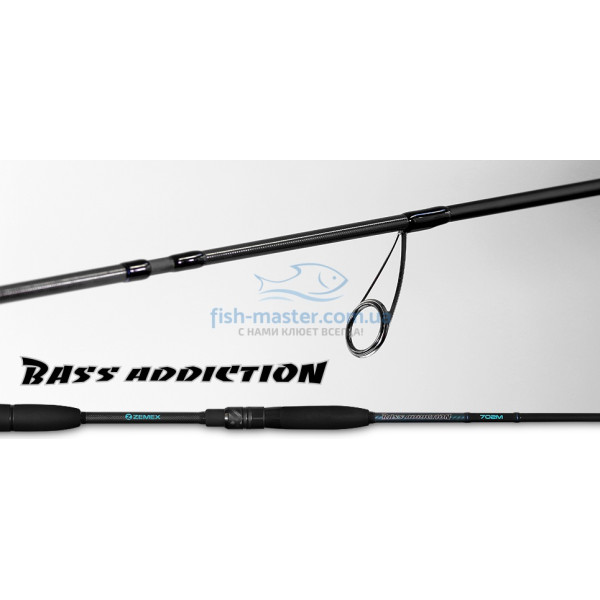 Спиннинг ZEMEX BASS ADDICTION CASTING 662L 1,98m 3-15g