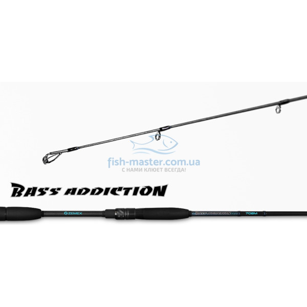 Спиннинг ZEMEX BASS ADDICTION CASTING 662L 1,98m 3-15g