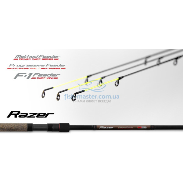 Удилище фидерное Zemex Razer Progressive Feeder 12ft 3.6м. - 80g (2х частн.)