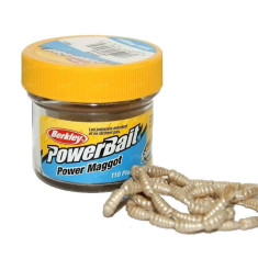 Опариш Berkley Gulp! Power Maggot White білий