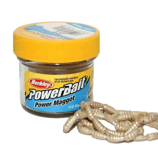 Опариш Berkley Gulp! Power Maggot White білий