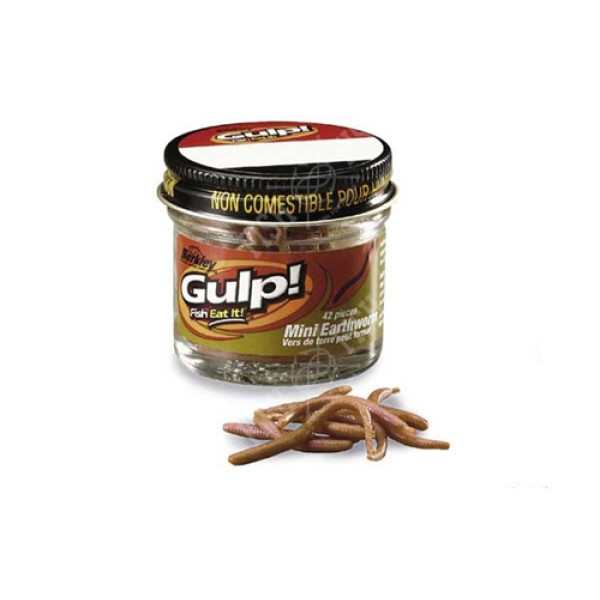 Дождевой червь Berkley Gulp! Mini Earthworm Natural
