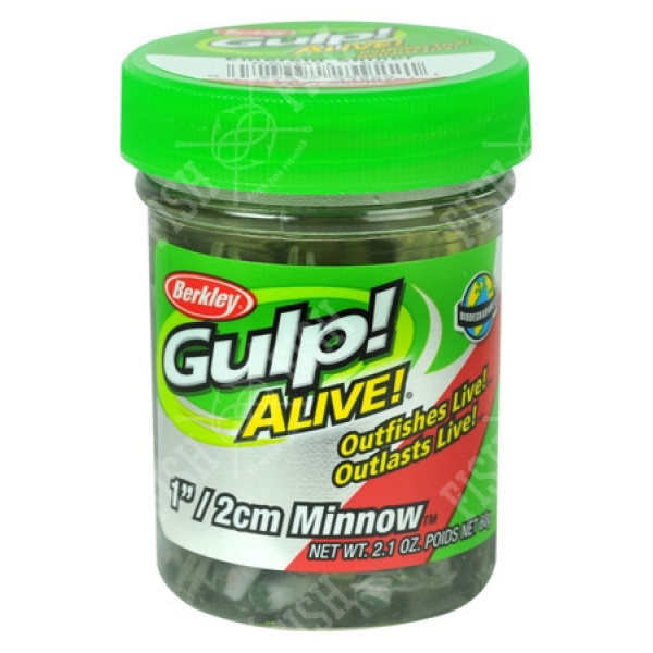 Малёк Berkley Gulp! Minnow 1" Emerald Shiner