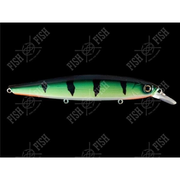 Воблер Deps Balisong Minnow 130F Green Perch 130mm 21g