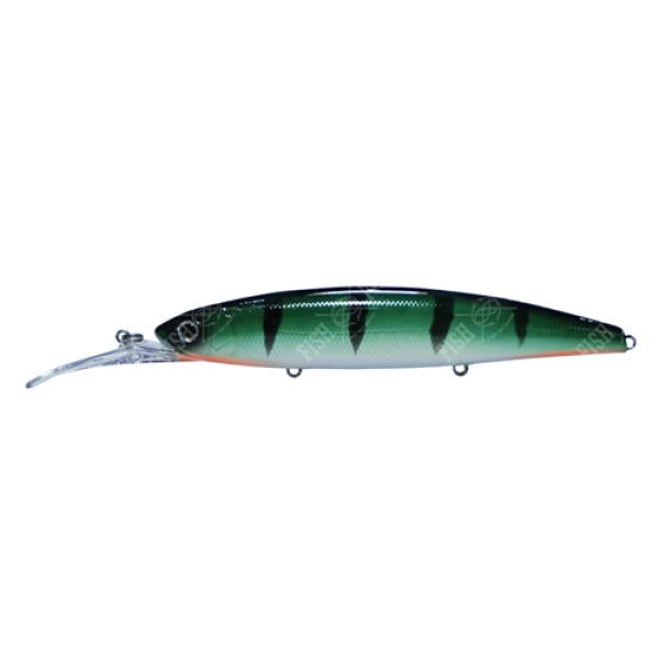 Воблер Deps Balisong Minnow 130SF LONGBILL col. Green Perch 130mm 26.5g