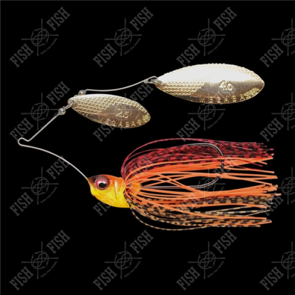 Spinnerbait Megabass V9 (3/8 oz. DW) col. FIRE SHAD