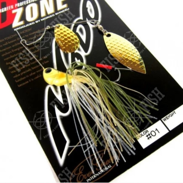 Спиннербейт EverGreen D ZONE 1/2DW # 01