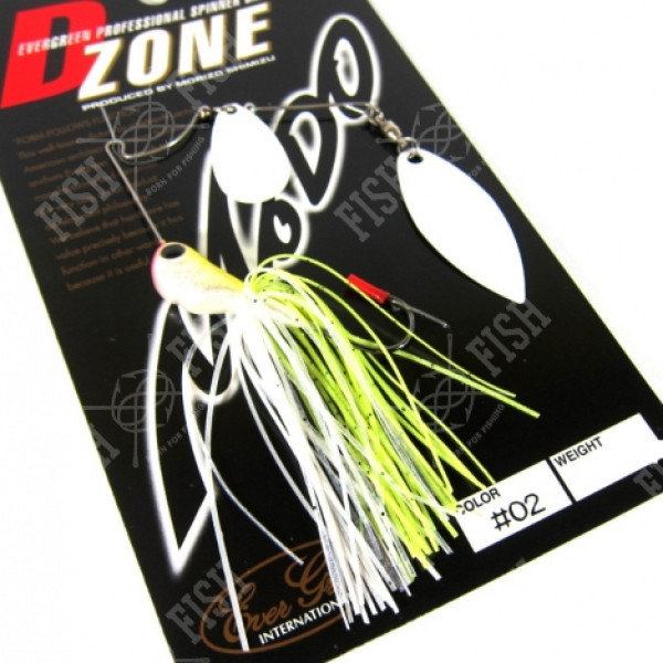 Спиннербейт EverGreen D ZONE 1/2DW # 02