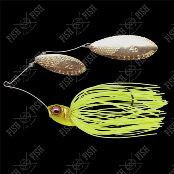 Spinnerbait Megabass V9 (3/8 oz. DW) col. CHARTREUSE SHINER