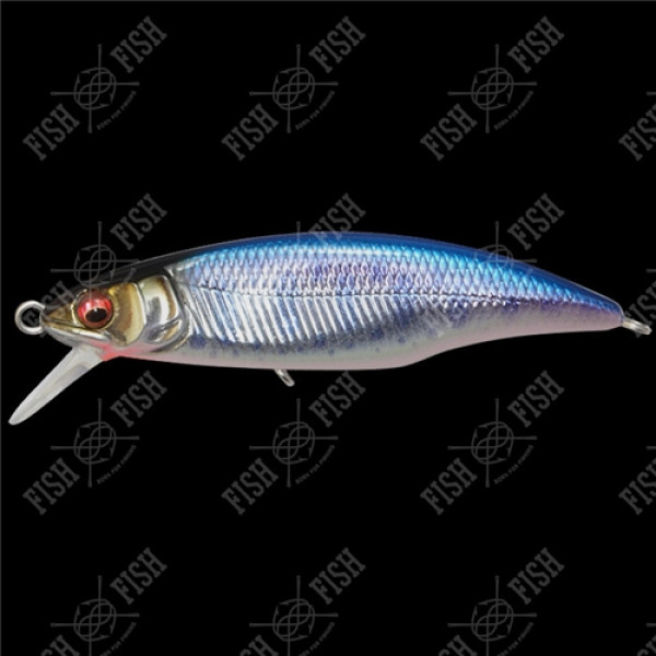 Wobbler Megabass GREAT HUNTING 50 FLAT SIDE (FS) col. M BLUE STREAM