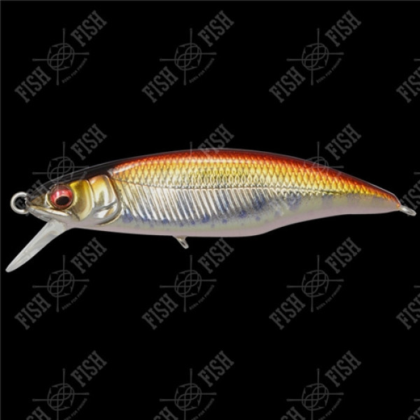 Wobbler Megabass GREAT HUNTING 50 FLAT SIDE (FS) col. M RED STREAM