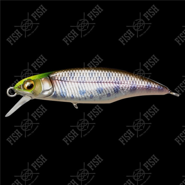 Wobbler Megabass GREAT HUNTING 45 FLAT SIDE (FS) col. AL INDICATOR YAMAME