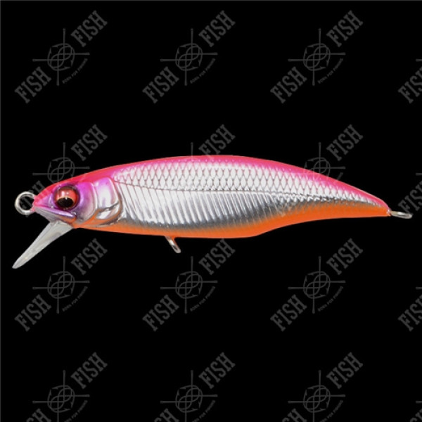 Wobbler Megabass GREAT HUNTING 45 FLAT SIDE (FS) col. M PINK BACK OB