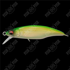 Wobbler Megabass GREAT HUNTING 45 FLAT SIDE (FS) col. GHOST PEARL LIME