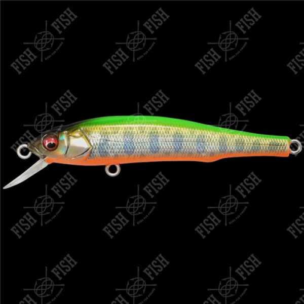 Wobbler Megabass GREAT HUNTING 70 FLAT SIDE (SP) col. LZ LIME BACK OB
