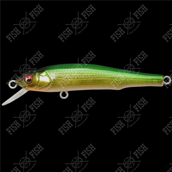 Wobbler Megabass GREAT HUNTING 70 FLAT SIDE (SP) col. M LIME GOLD