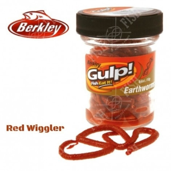 Приманка Berkley Gulp! GEW-RDW EXTRD EARTHWORM RED 4
