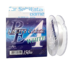 Cord Yamatoyo PE LIGHT GAME WHITE 150m No. 0.2 (3.8lb)