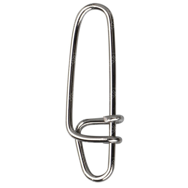 Застежка Gamakatsu Hyper Strong Snap №5 98kg (5шт/уп) ц:nickel