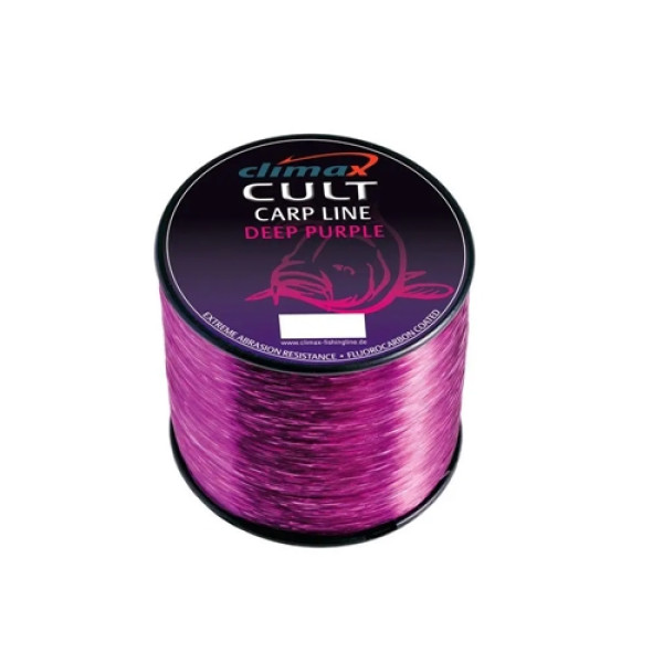 Леска CLIMAX CULT CARP LINE DEEP PURPLE 0,35mm 9,1kg 1000m