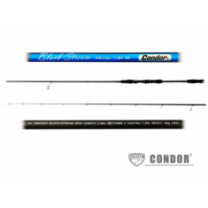 Spinning plug Condor Black Stream, 2,45, 7-28g carbon M8 Spinning plug Condor Black Stream, 2,45, 7-28g carbon M8