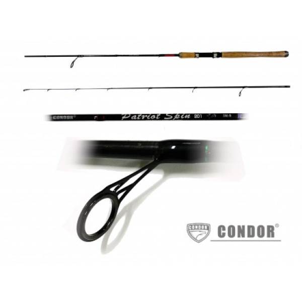 Cпиннинг штекерный Condor Patriot Spin , 2.01m 3-12g, карбон IM8