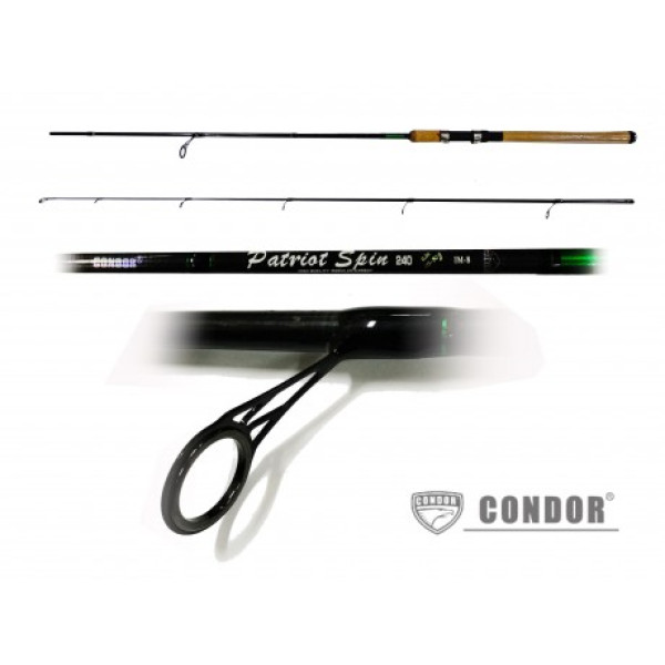 Cпиннинг штекерный Condor Patriot Spin , 2.4m 10-30g, карбон IM8
