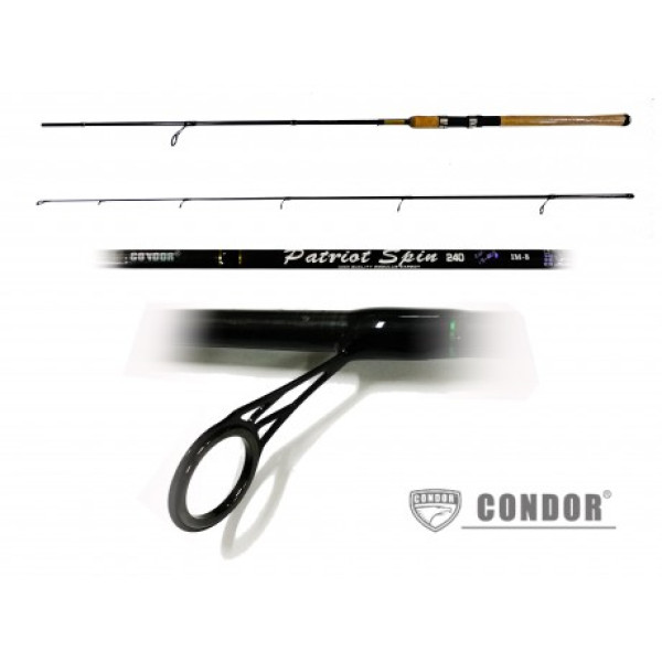 Cпиннинг штекерный Condor Patriot Spin , 2.4m 15-40g, карбон IM9