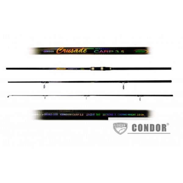 Карповое удилище Crusade Condor 3.6m 3.5LB графит