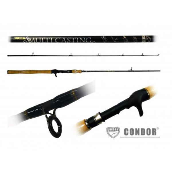 Cпиннинг штекерный Condor Multi Casting карбон IM8 1,98m 40-80g