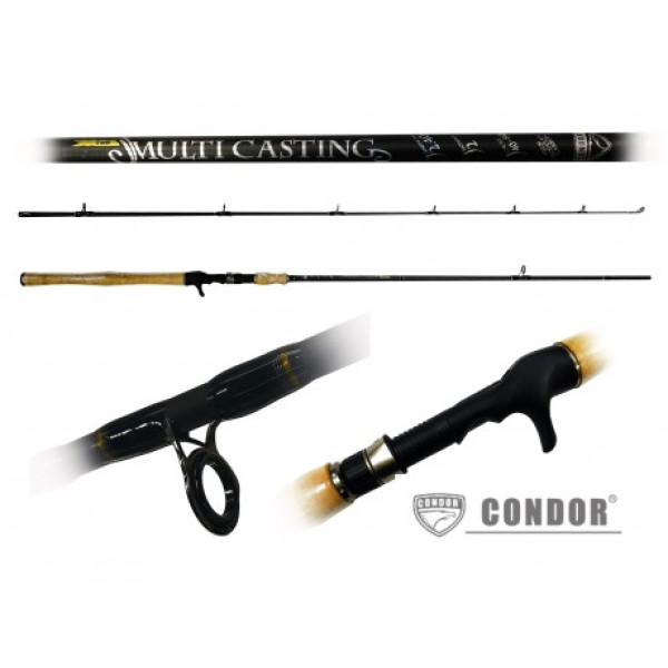Cпиннинг штекерный Condor Multi Casting карбон IM8 2,4m 40-80g