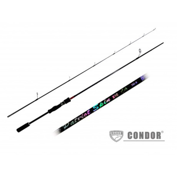 Cпиннинг штекерный Condor Patriot Spin New , 2,1m, карбон IM8, 3-12g