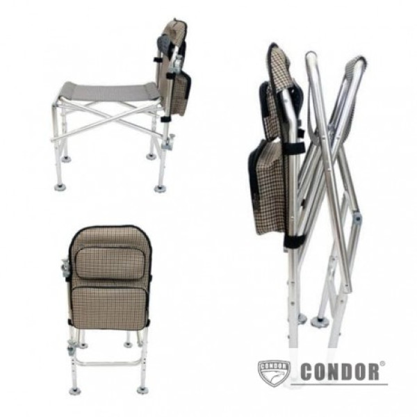 Кресло алюминиевое профессиональное IQ-14 Condor , с чехлом