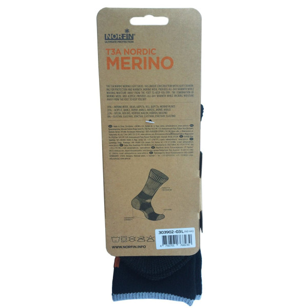 Носки Norfin Nordic Merino Light T3A р.M (39-41)